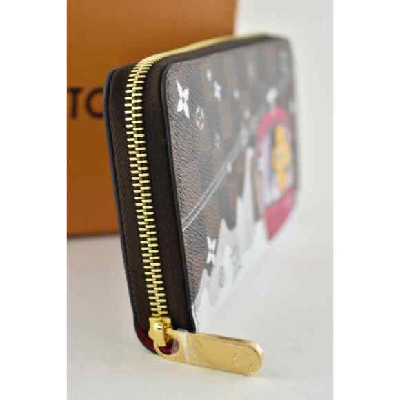 Louis Vuitton Holiday 2019 Vivienne Brown Damier Ebene Zippy Coin Purse Wallet - Picture 5 of 12